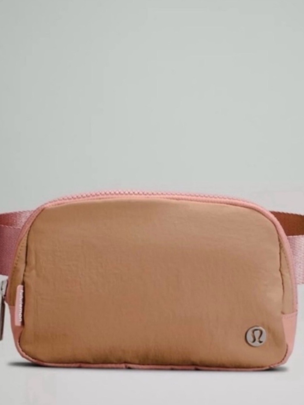 NEW Lululemon everyday belt bag pink clay, and pastel pink color block.